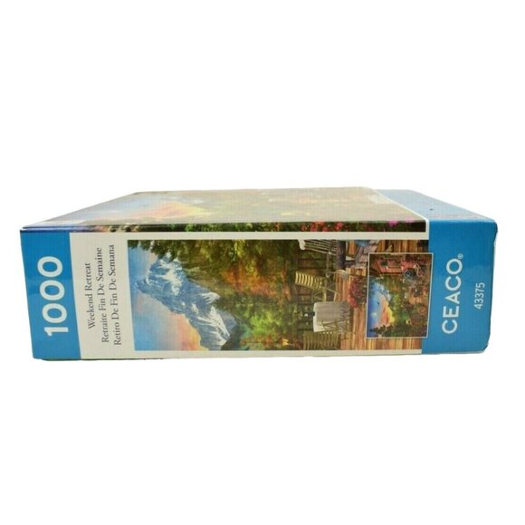 Ceaco Wooden Terrace Sunset by Dominic Davison 1000 Piece Jigsaw Puzzle - Picture 9 of 9